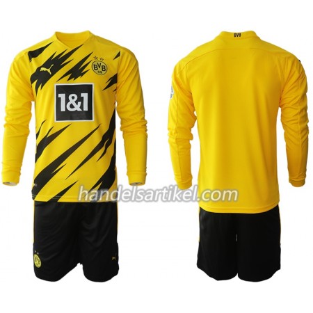 Borussia Dortmund Kinder Heim Trikotsatz 2020/21 Langarm (+ Kurze Hosen)